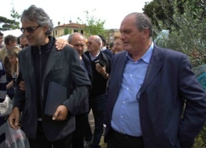 Mr. Riccardo Cacelli with Andrea Bocelli